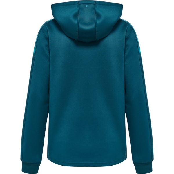 Damen Hoodie Hummel Core XK Poly Sweat - Blue Coral